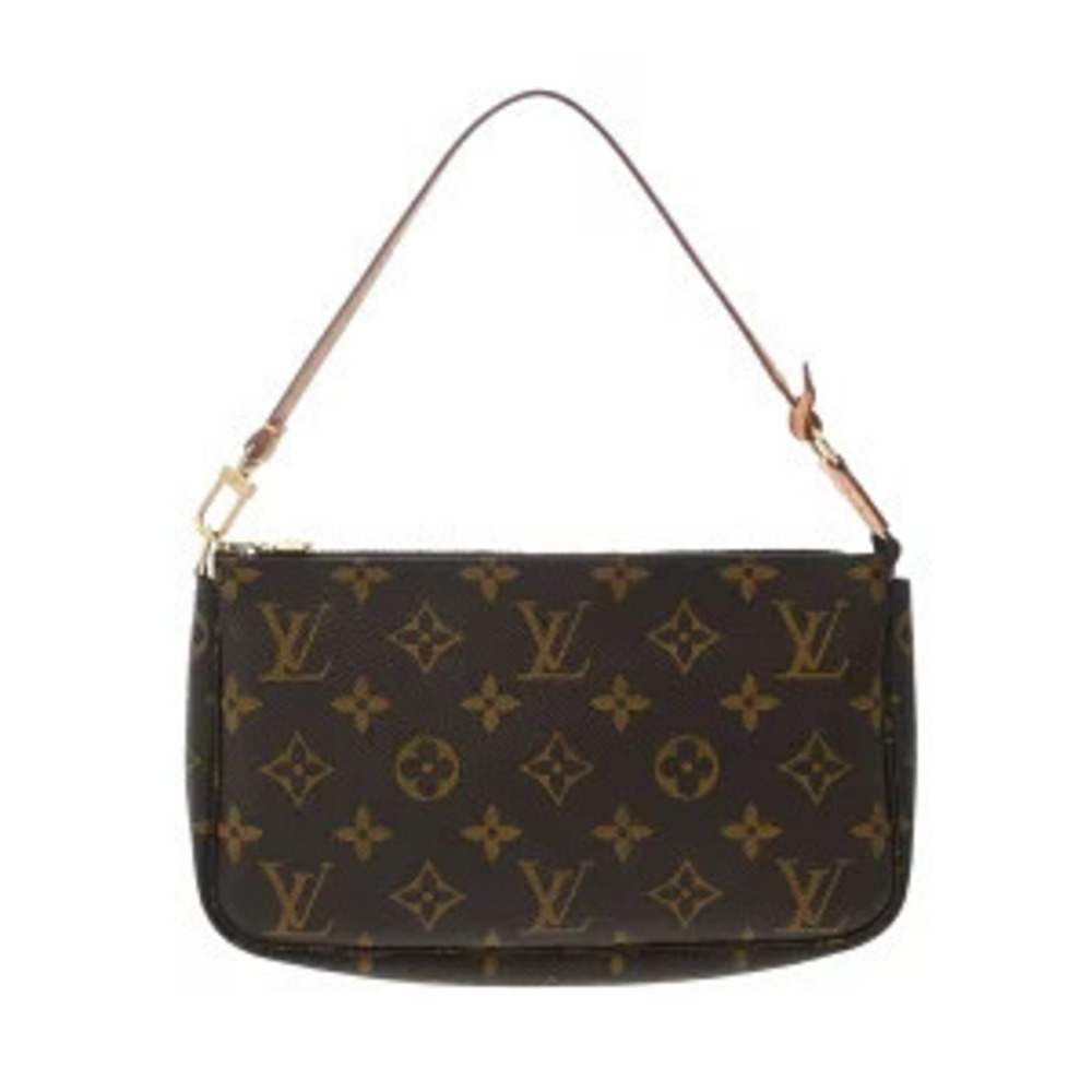 Louis Vuitton Monogram Pochette Accessoires Brown Canvas Accessory Pouch
